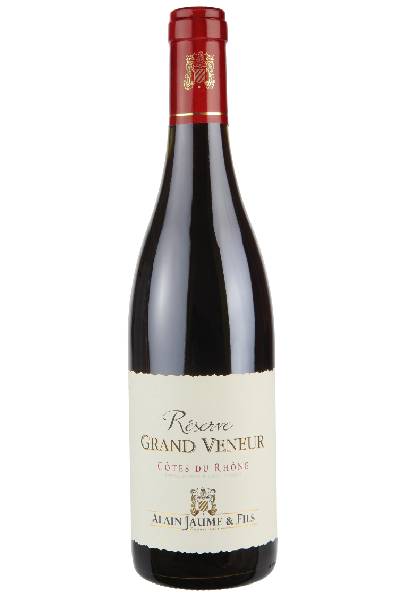 CÔTES DU RHÔNE "Réserve Grand Veneur rouge" Vignobles Alain Jaume (schroefdop)