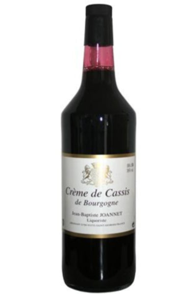 CREME DE CASSIS DE BOURGOGNE 16% (1 literfles) Jean Baptiste Joannet
