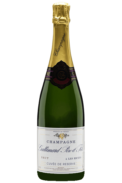 CHAMPAGNE GALLIMARD - Cuvée de Réserve - Brut     375 ml.